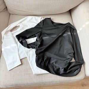 SHEIN Two Black and White Women's Crop Tops